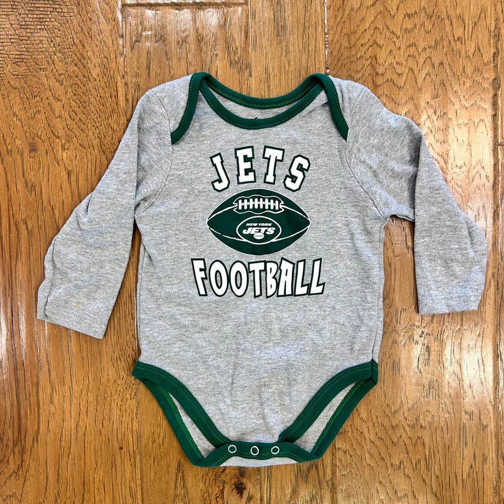 Jets Football Onesie 12mos